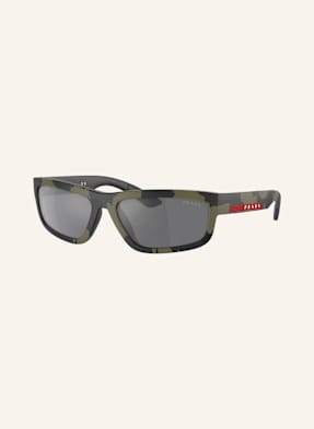 Prada Linea Rossa Sluneční Brýle Ps 05zs 14x07g - khaki/ šedá zrcadlová