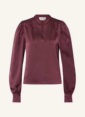 Neo Noir Blusenshirt Rosslyn Aus Satin rot