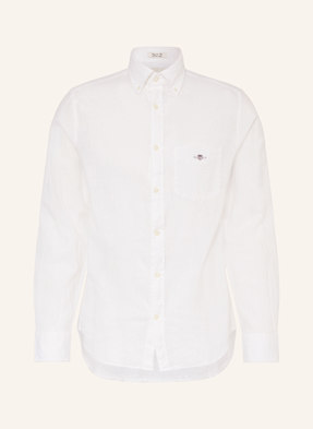 Gant Košile Regular Fit S Lnem režná