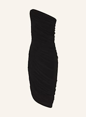 Norma Kamali One-Shoulder Šaty Diana Z Žerzeje černá