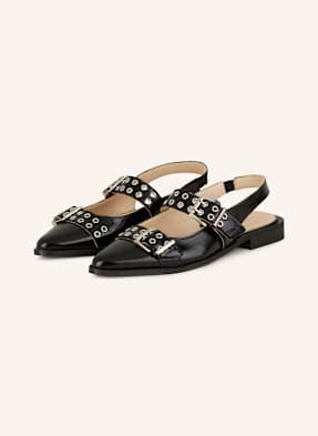 Mrs & Hugs Slingballerinas schwarz