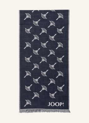 Joop! Šála Feris tmavě modrá / bílá