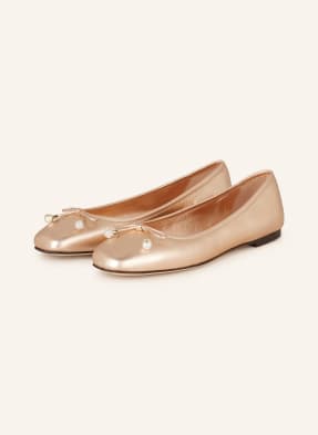 JIMMY CHOO Ballet flats ELME with decorative gems and beading