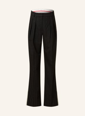 TOMMY HILFIGER Wide leg trousers with tuxedo stripes