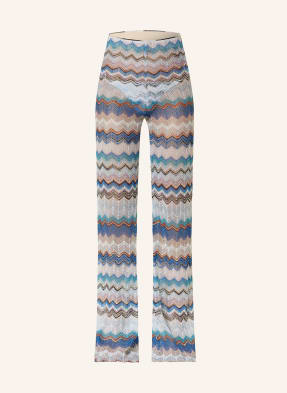 MISSONI Knit trousers with glitter thread