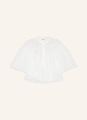 MARANT ÉTOILE Shirt blouse SAFI with 3/4 sleeves and broderie anglaise