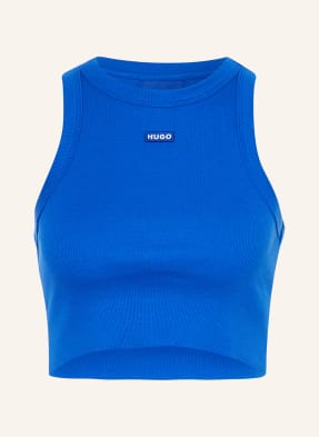 HUGO BLUE Cropped-Top BABY TANK