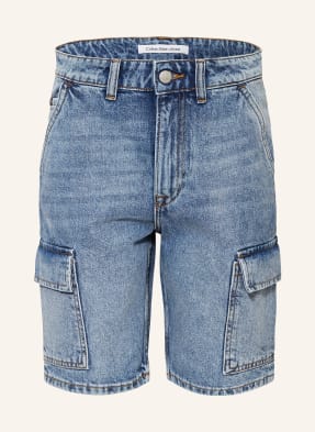 Calvin Klein Szorty jeansowe bojówki SKATER