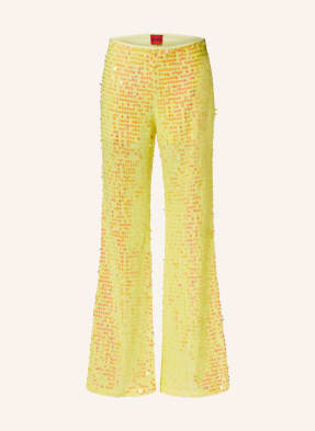 HUGO Bootcut trousers HALINARA with sequins