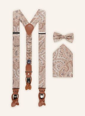 Prince BOWTIE Set: Suspenders, bow tie and pocket square