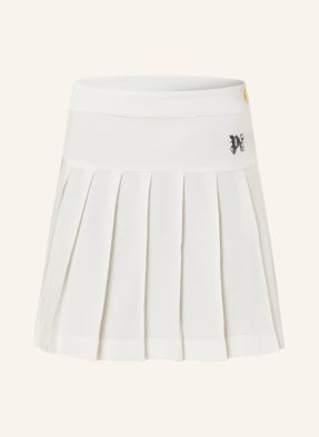 Palm Angels Piqué pleated skirt