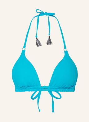 CYELL Triangle bikini top THE BATHS AQUA