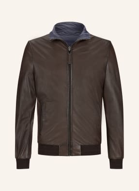 MILESTONE Reversible leather jacket MSJEFF