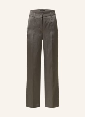 CAMBIO Wide leg trousers AMELIE with linen
