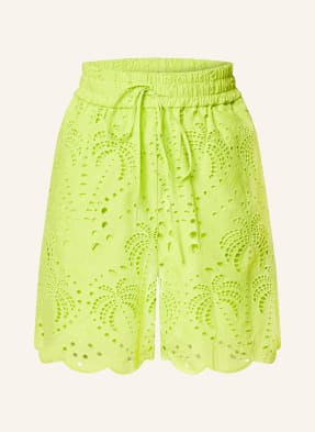 darling harbour Shorts with broderie anglaise