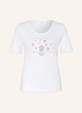 efixelle T-shirt z obszyciem ozdobnymi kamykami