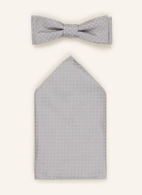 BOSS Set: Bow tie and pocket square with silk