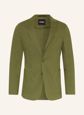 BOSS Suit jacket HANRY slim fit with linen