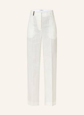 PESERICO Wide leg trousers with sequins