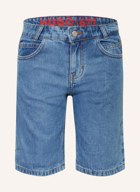HUGO Szorty jeansowe 677 regular fit
