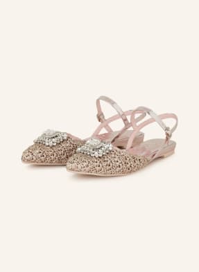 ras Slingback ballerinas HOOK with decorative gems