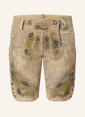 BECKERT Spodnie skórzane w stylu ludowym WILDBOCK