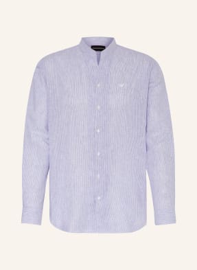 EMPORIO ARMANI Shirt modern fit with linen