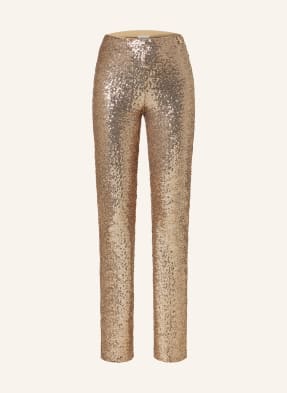 PATRIZIA PEPE Wide leg trousers with sequins