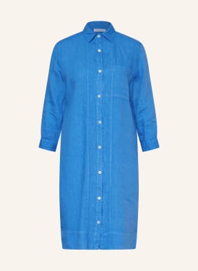 ROSSO35 Shirt dress made of linen with 3/4 sleeves