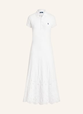 POLO RALPH LAUREN Piqué polo dress with lace