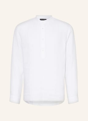 Marc O'Polo Linen shirt regular fit with stand-up collar