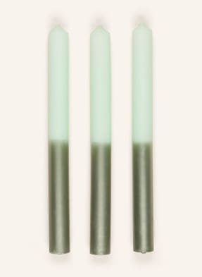 Candy Candle Set of 3 taper candles PRETTY PEPPERMINT