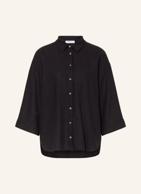 MSCH COPENHAGEN Shirt blouse MSCHJOVENE GINIA with linen and 3/4 sleeves