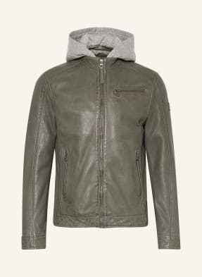 gipsy Leather jacket GMBAXDER with removable liner