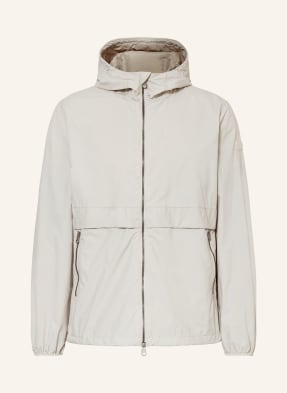 Monki Rori patent jacket with belt in dusty pink