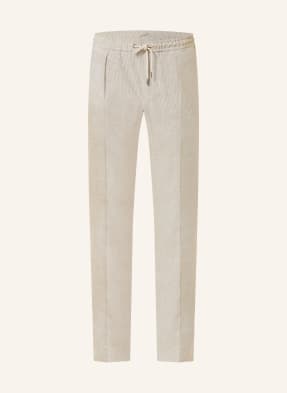 PROFUOMO Chinos slim fit with linen