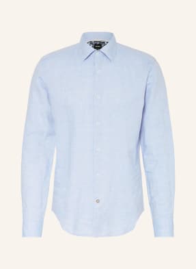 BOSS Shirt HAL casual fit with linen