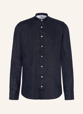 FYNCH-HATTON Linen shirt regular fit with stand-up collar