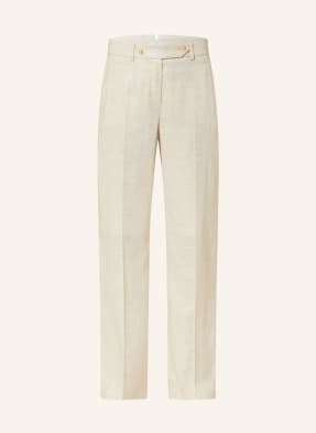 RIANI Wide leg trousers with linen and glitter thread