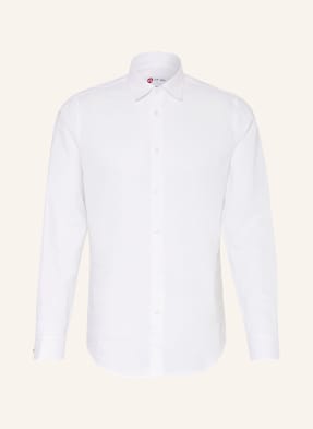 CG - CLUB of GENTS Shirt PLUTO slim fit with linen and detachable collar