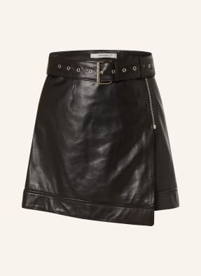 GESTUZ Leather skirt AMIDAGZ