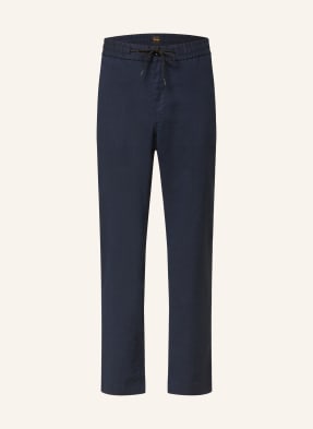 BOSS Chinos SANDERSON tapered fit with linen