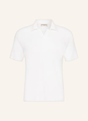 Officine Générale Knitted polo shirt made of linen