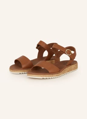 Paul Green Sandalen braun