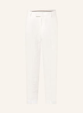 BOSS Suit trousers PEPE relaxed fit in linen