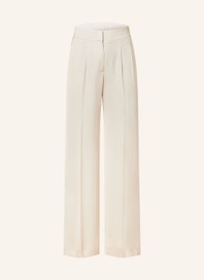 PESERICO Wide leg trousers in satin