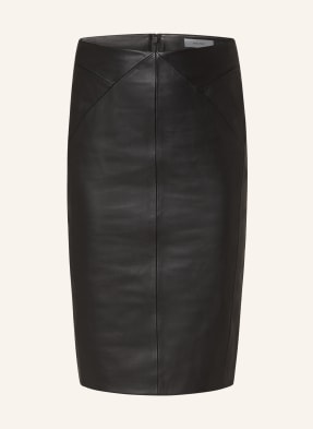 REISS Leather skirt RAYA