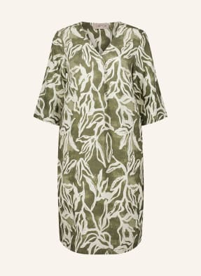 CARTOON Linen dress with 3/4 sleeves