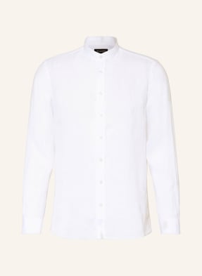 SAND COPENHAGEN Linen shirt Modern Fit with stand-up collar