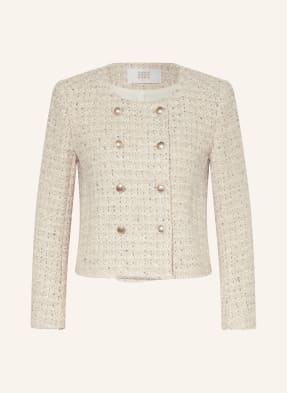RIANI Boxy jacket made of tweed with glitter thread